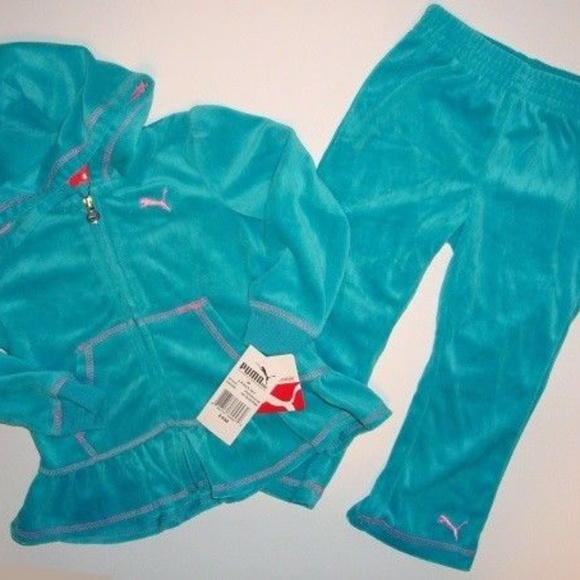 turquoise velour tracksuit